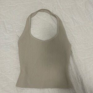 Aritiza Nude Halter - MOVING NEED GONE